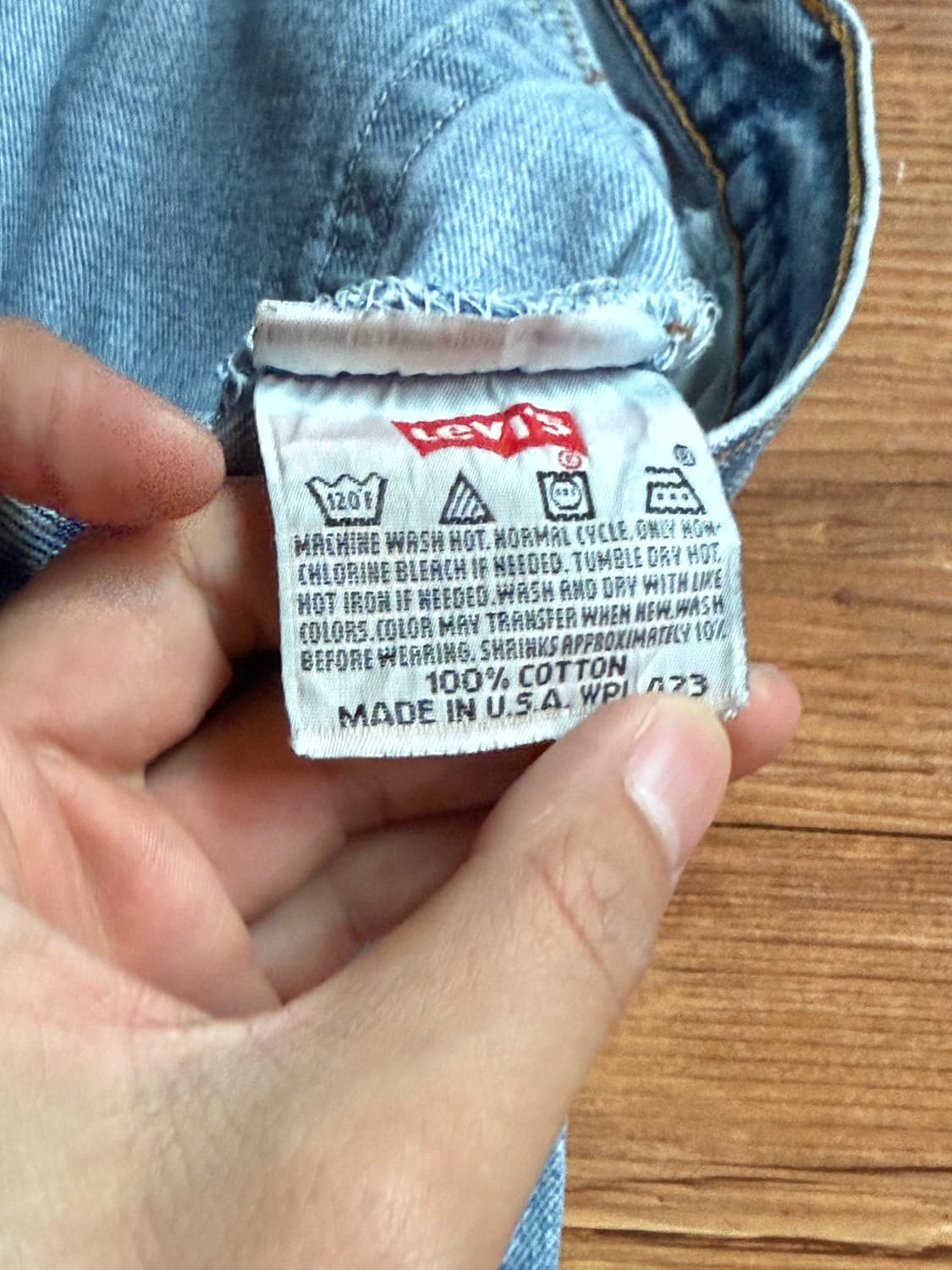 90s USA 리바이스 501xx 38(44cm) 상품이미지4