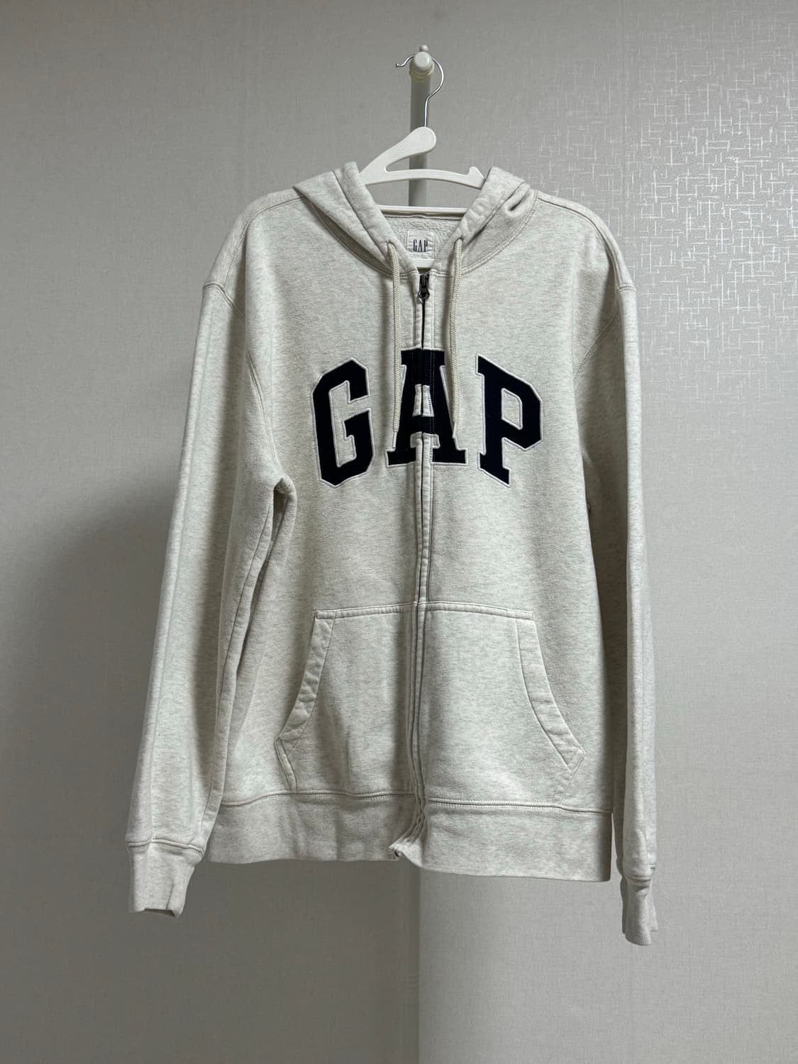 GAP 후드집업 오트밀 L 상품이미지1