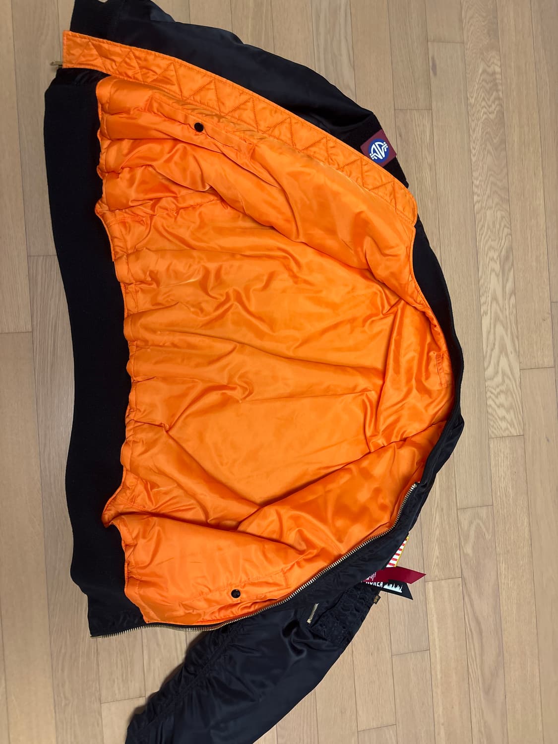 알파인더스트리 MA-1 레귤러 플렉스 Black 상품이미지3