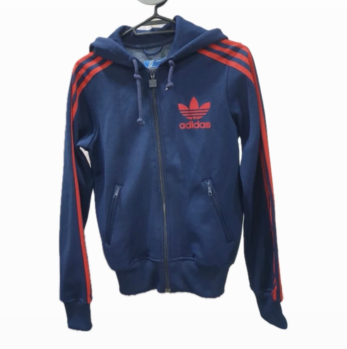 아이다스 파이어버드 유로파 네이비레드 여성후드집업 S 상품이미지1