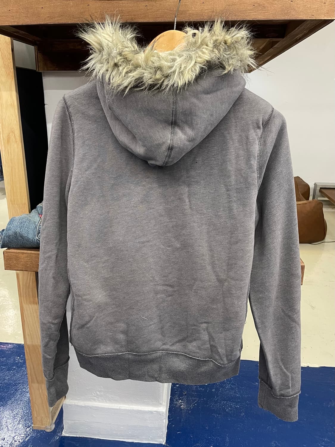 HS Y2K 홀리스터 털 후드 집업 상품이미지8