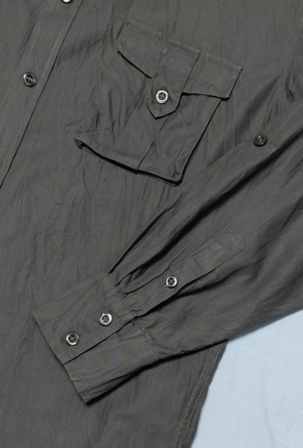 [LL] BEELSEWHERE 밀리터리 견장 롤업 셔츠 상품이미지3