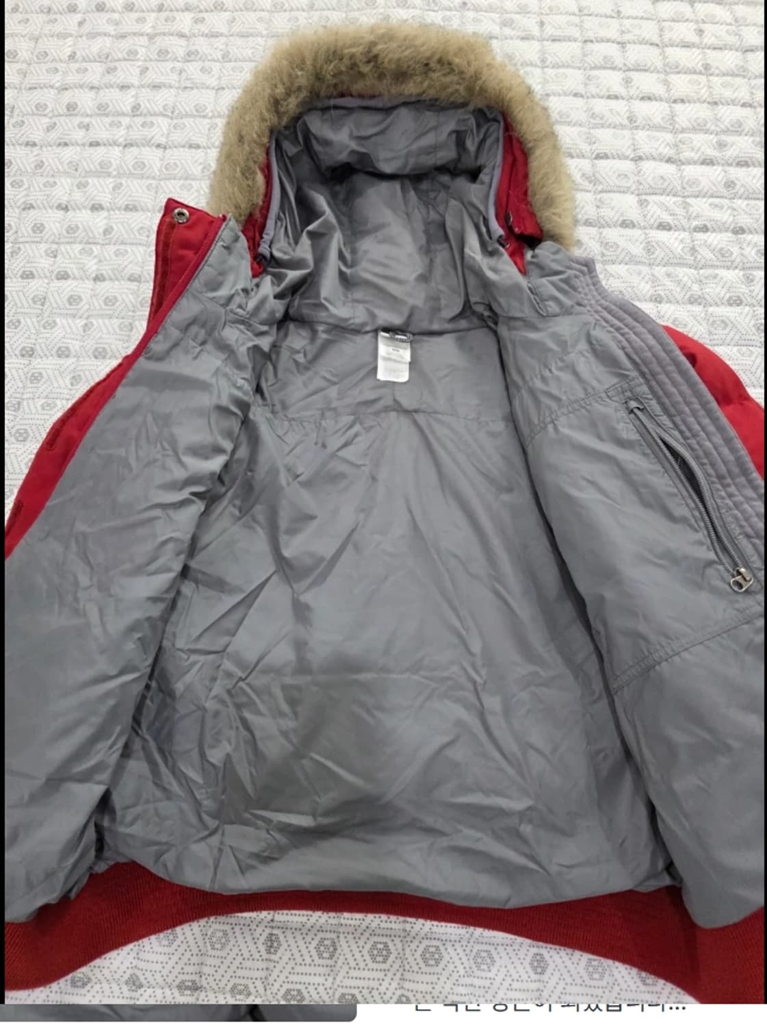 노스페이스 여성 550 패딩 M사이즈 상품이미지6