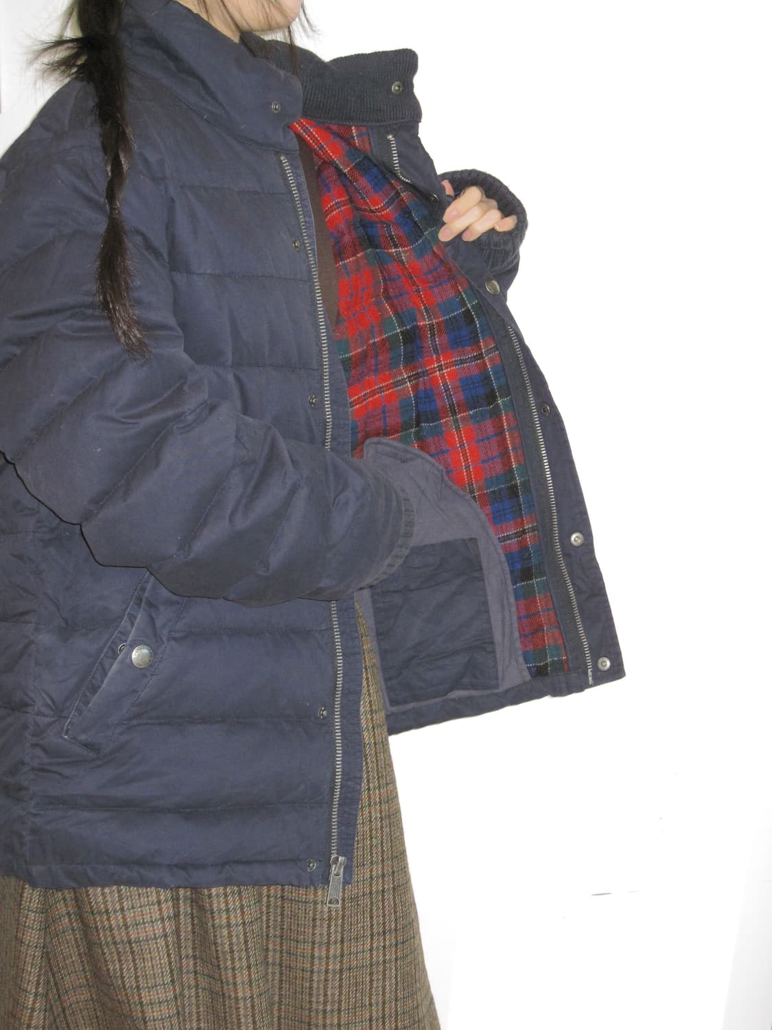 브룩스 브라더스 레드체크 패딩 상품이미지1