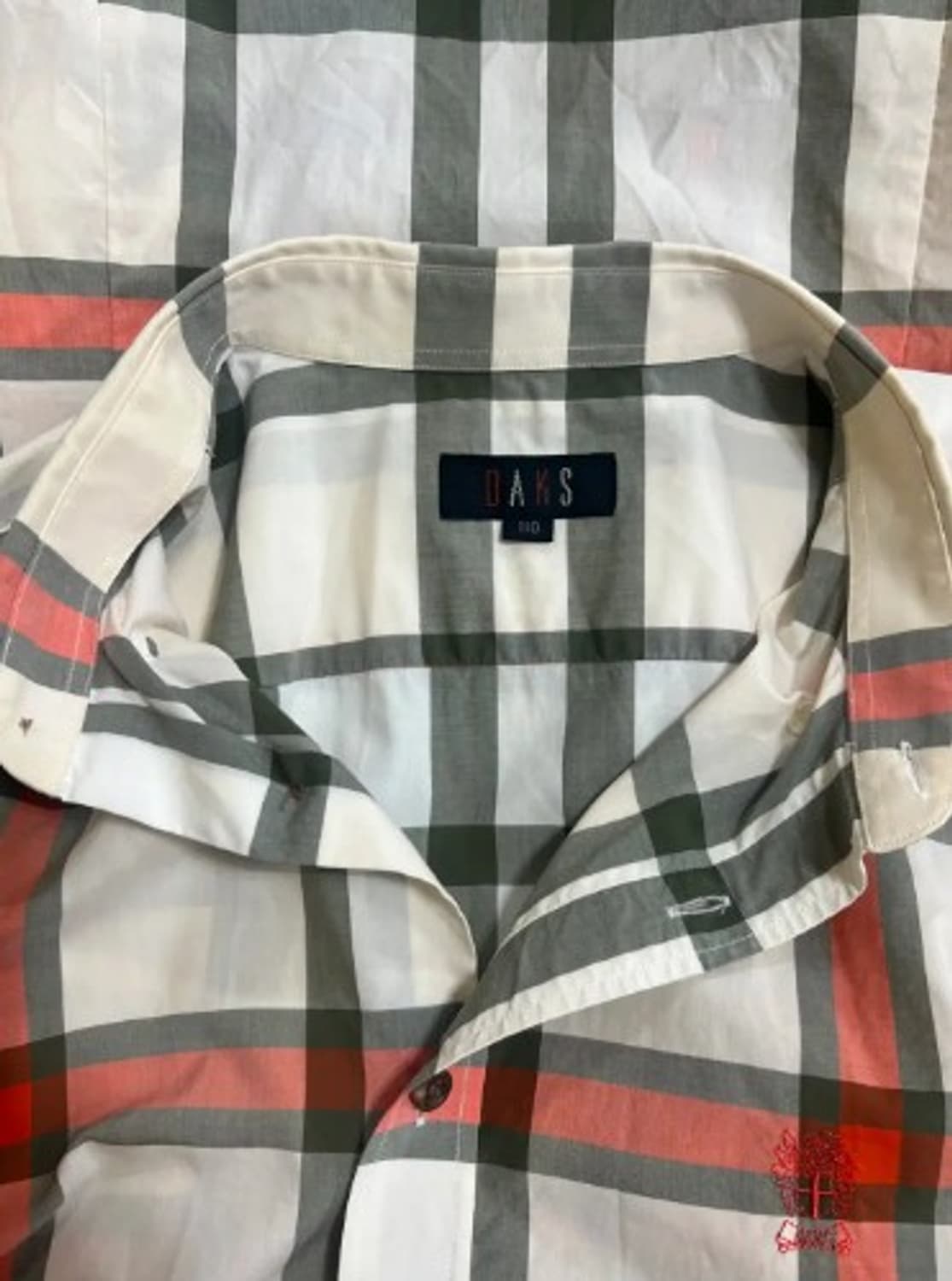 닥스 남성 체크코튼셔츠 100 상품이미지6