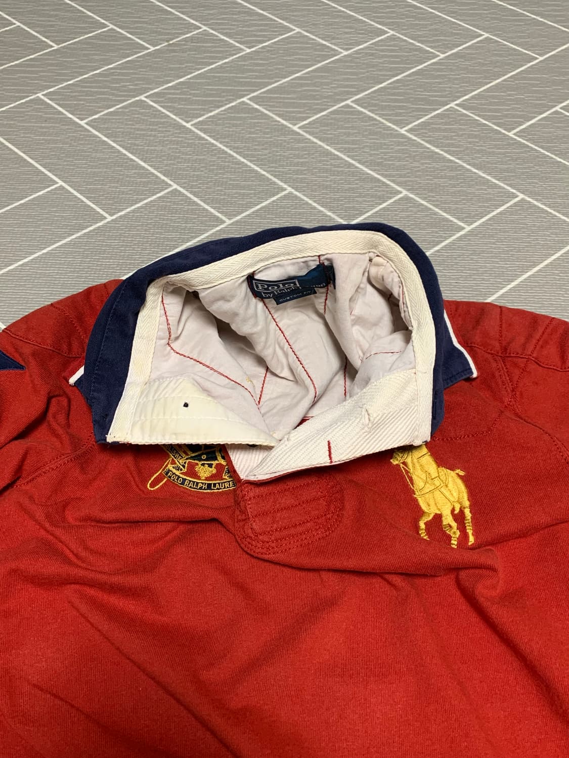 폴로 빅포니 카라티 긴팔 레드 상품이미지10