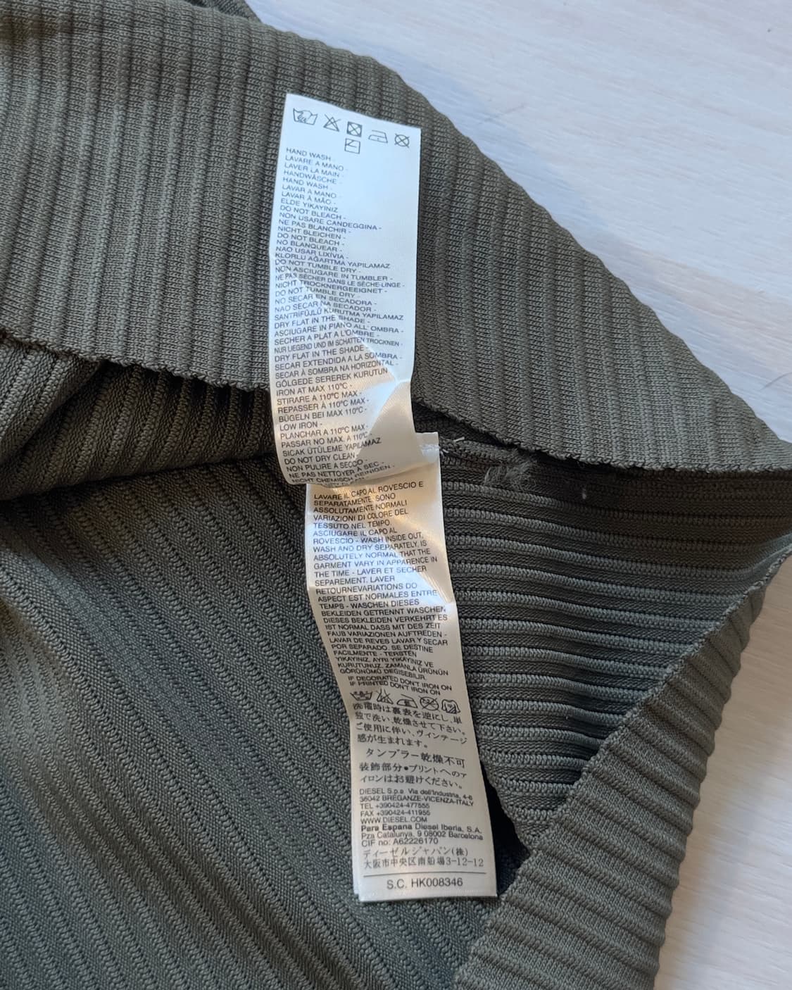 [DIESEL] Logo Tag Knit Onepiece 상품이미지8