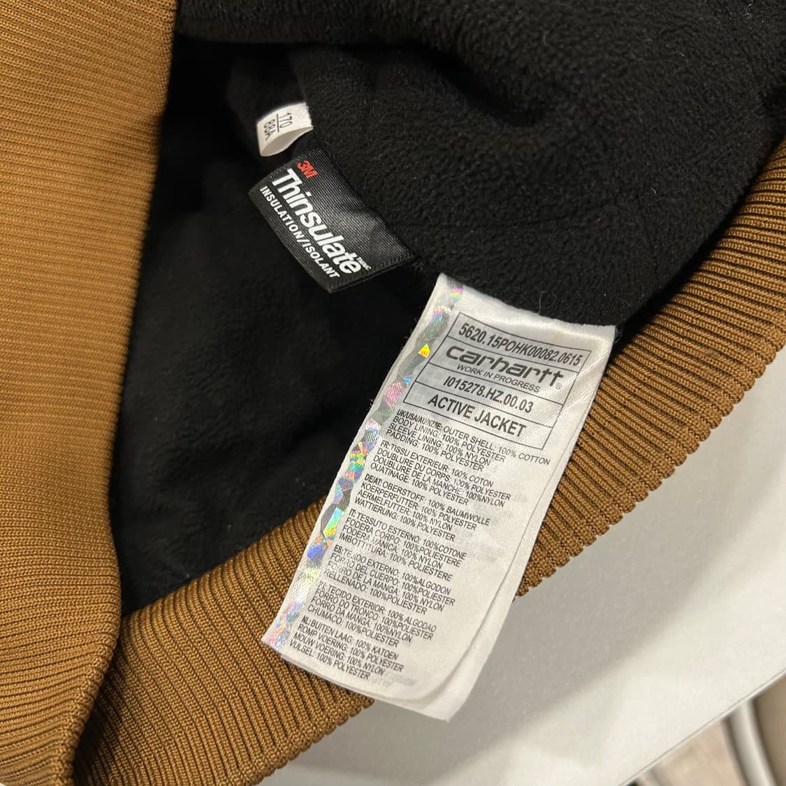 [S] 칼하트 액티브 후드 집업 브라운 자켓 B199 상품이미지8