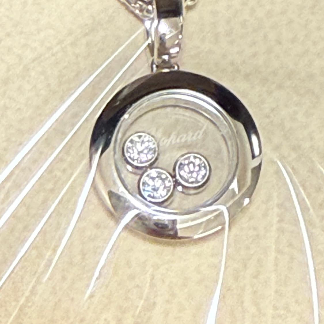 600만원대, Chopard 쇼파드 해피다이아몬드/18K 화이트 골드 목 상품이미지5