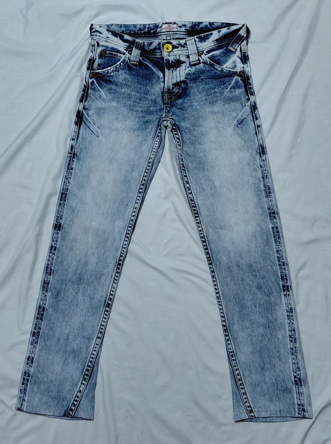 [Rodeo Crowns/26]  로데오 크라운즈 스노우 워싱 데님 팬츠 상품이미지1