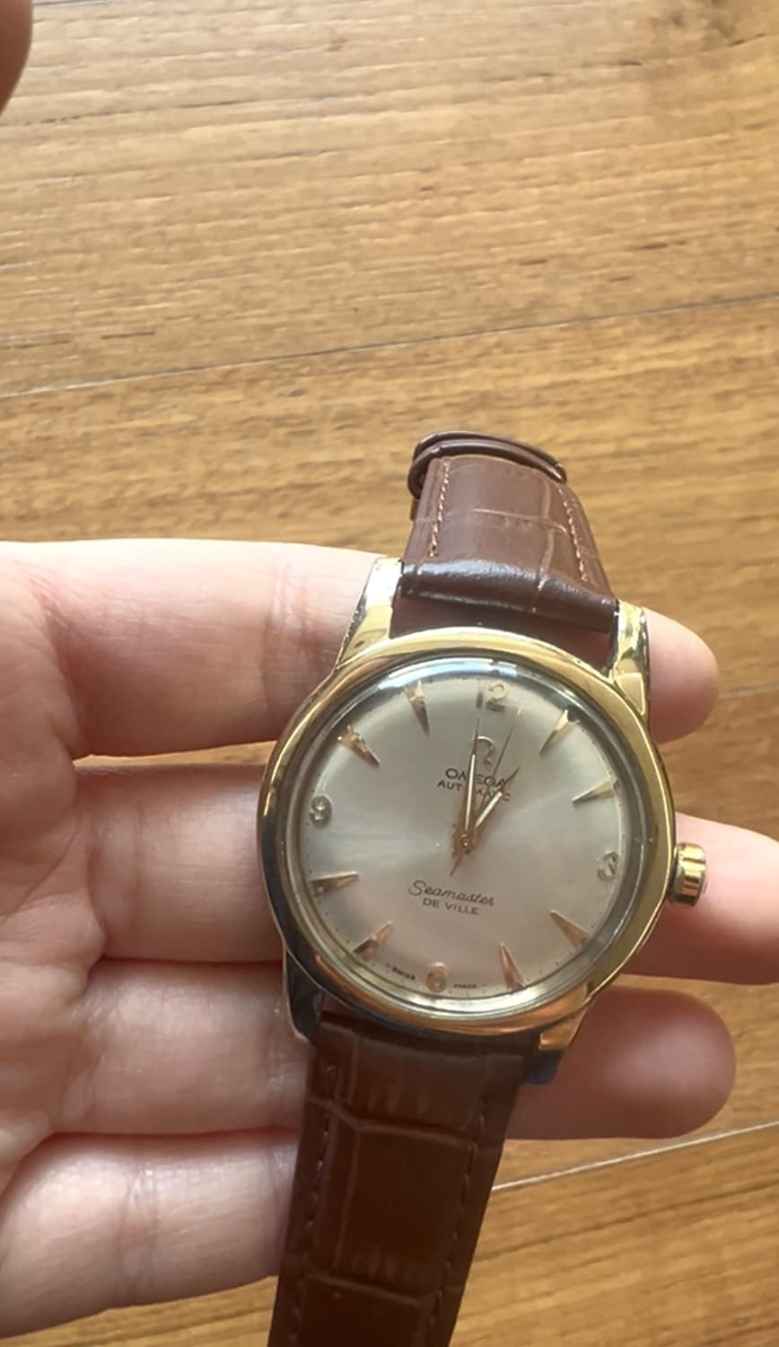 오메가 망치무브 씨마스터 드빌 더블네임 골드캡 오토매틱 상품이미지8
