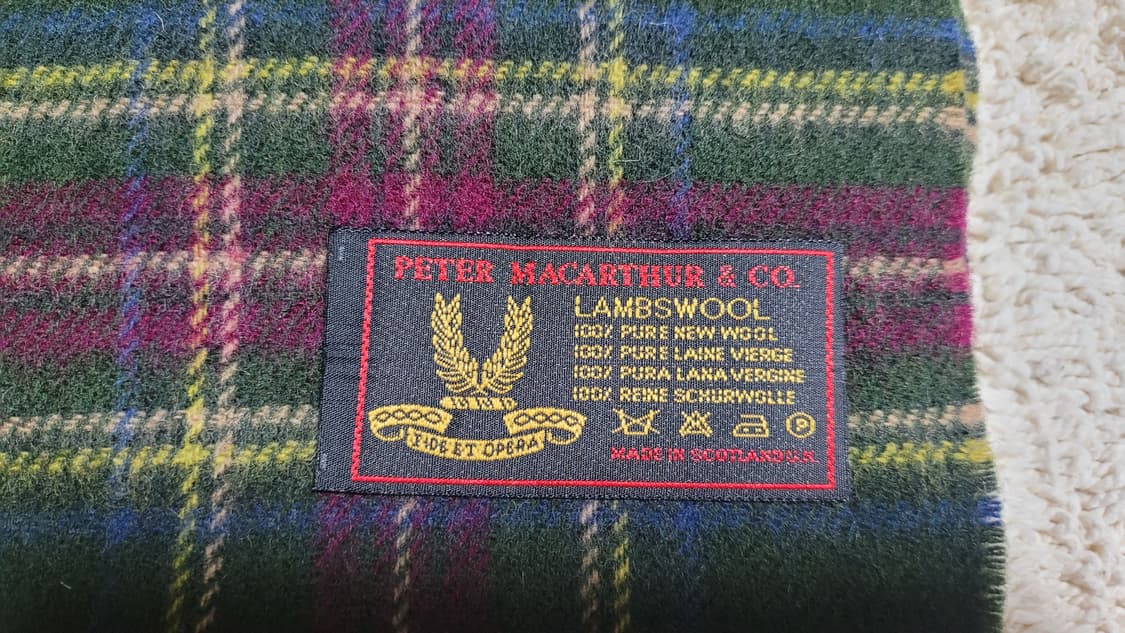 스코틀랜드 램스 울 머플러 상품이미지3