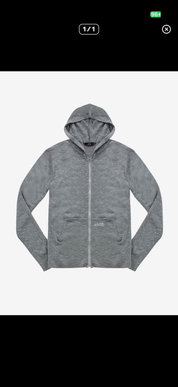 애즈온 KUMA HOOD ZIP-UP 쿠마 후드집업 상품이미지2