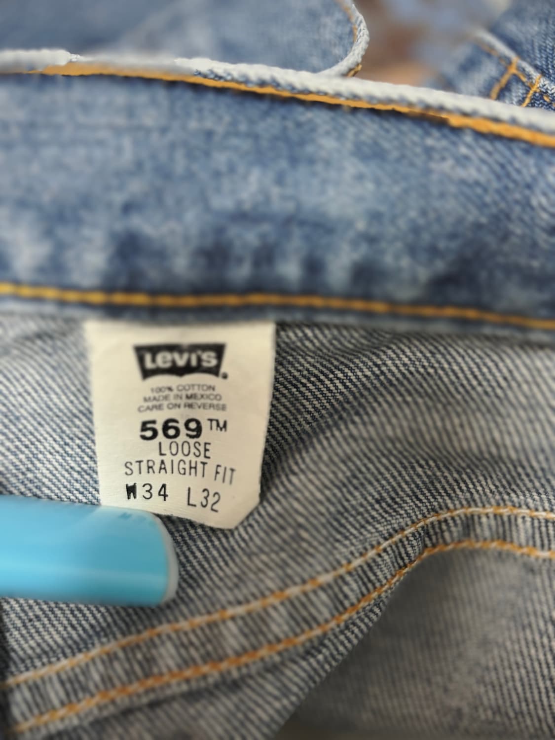 01제작 리바이스 569 34x32 상품이미지4