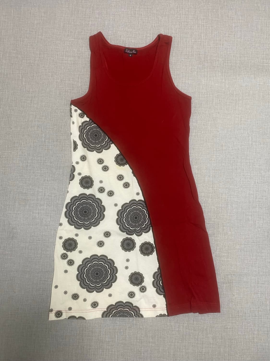 일본빈티지 Beliosjeve 하구미모리걸 할메카지 플라워패턴 슬립원피스 상품이미지1