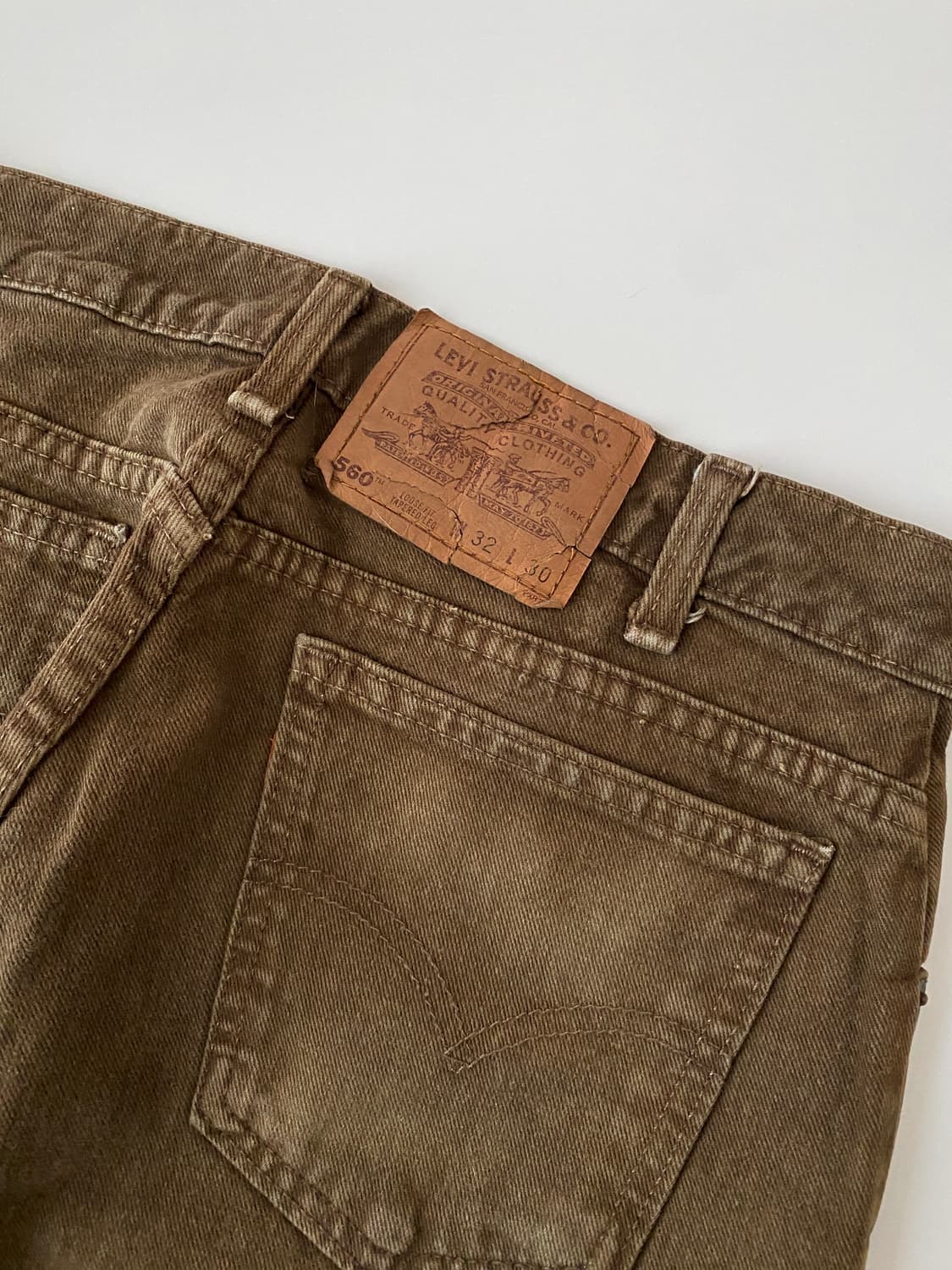 90s USA 리바이스 560 32x30 오렌지탭 31인치 상품이미지9