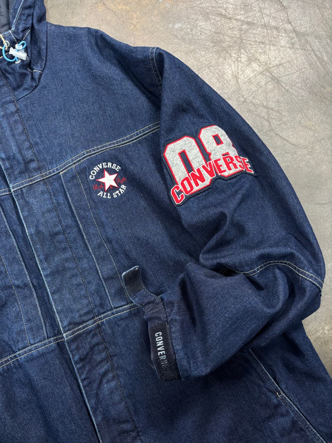 컨버스 올스타 데님 후드 자켓 상품이미지4