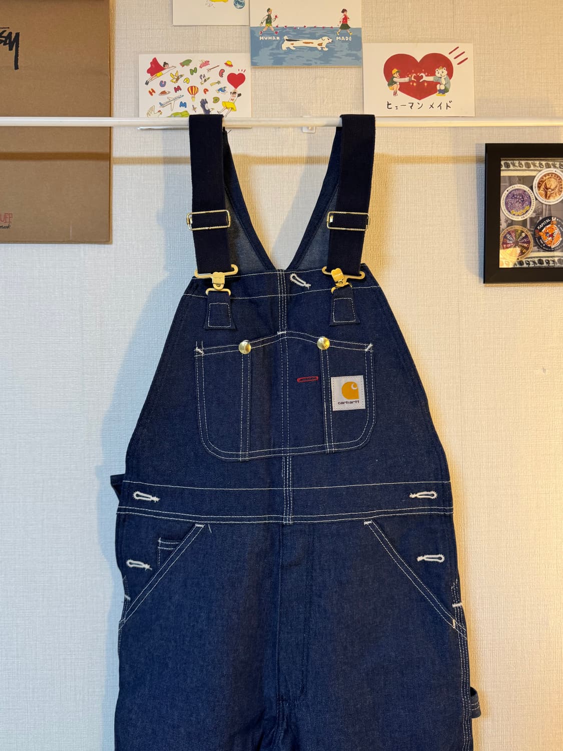 [새상품]칼하트 R08 데님 오버올 멜빵바지 상품이미지1