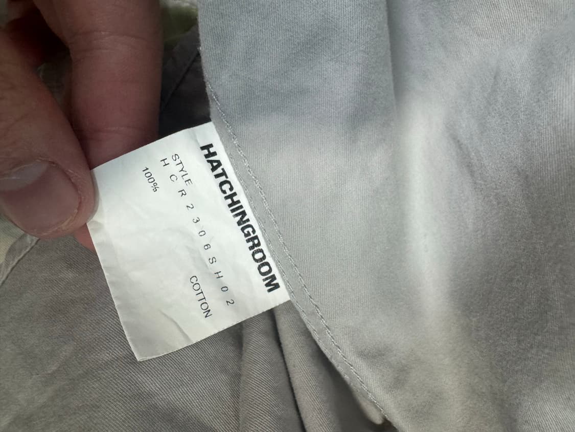 [2] 해칭룸 아웃 바텀 셔츠 실버 상품이미지4