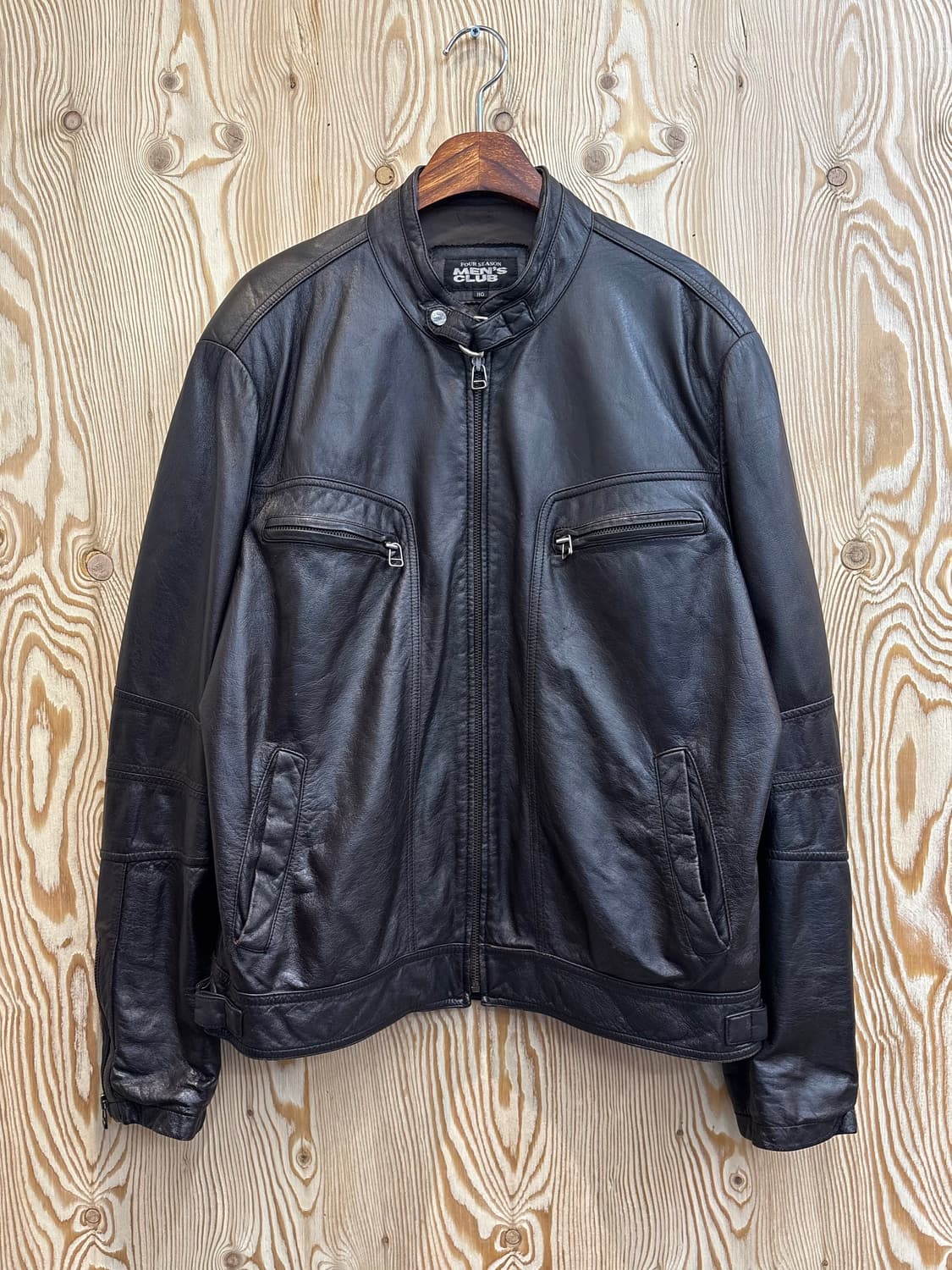 맨즈클럽 레더 바이커 자켓 상품이미지1