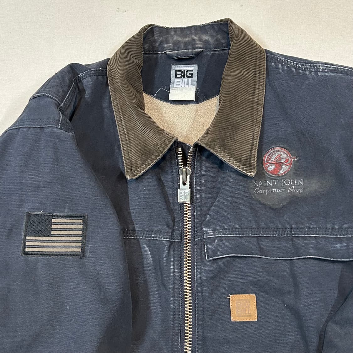 XL) BIG BILL USA 덕캔버스 디트로이트 워크 자켓 상품이미지2