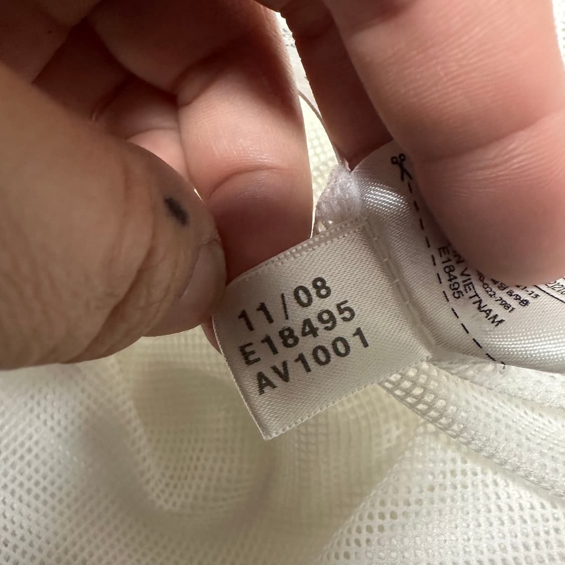 ✨ (바배) 아디다스 올드스쿨 사이드라인 화이트 바람막이  상품이미지5