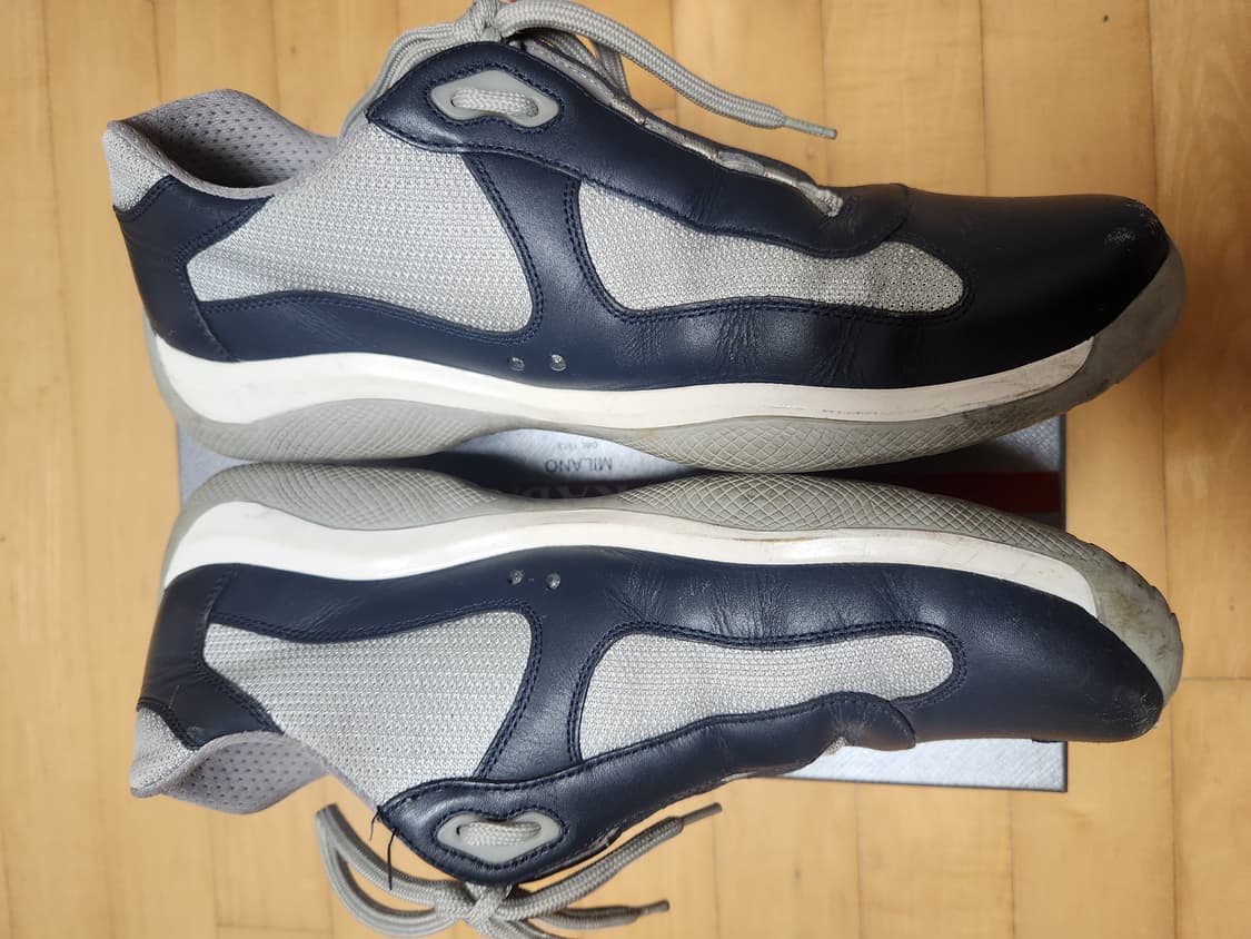 (마지막가격)프라다 아메리카컵 네이비 상품이미지4