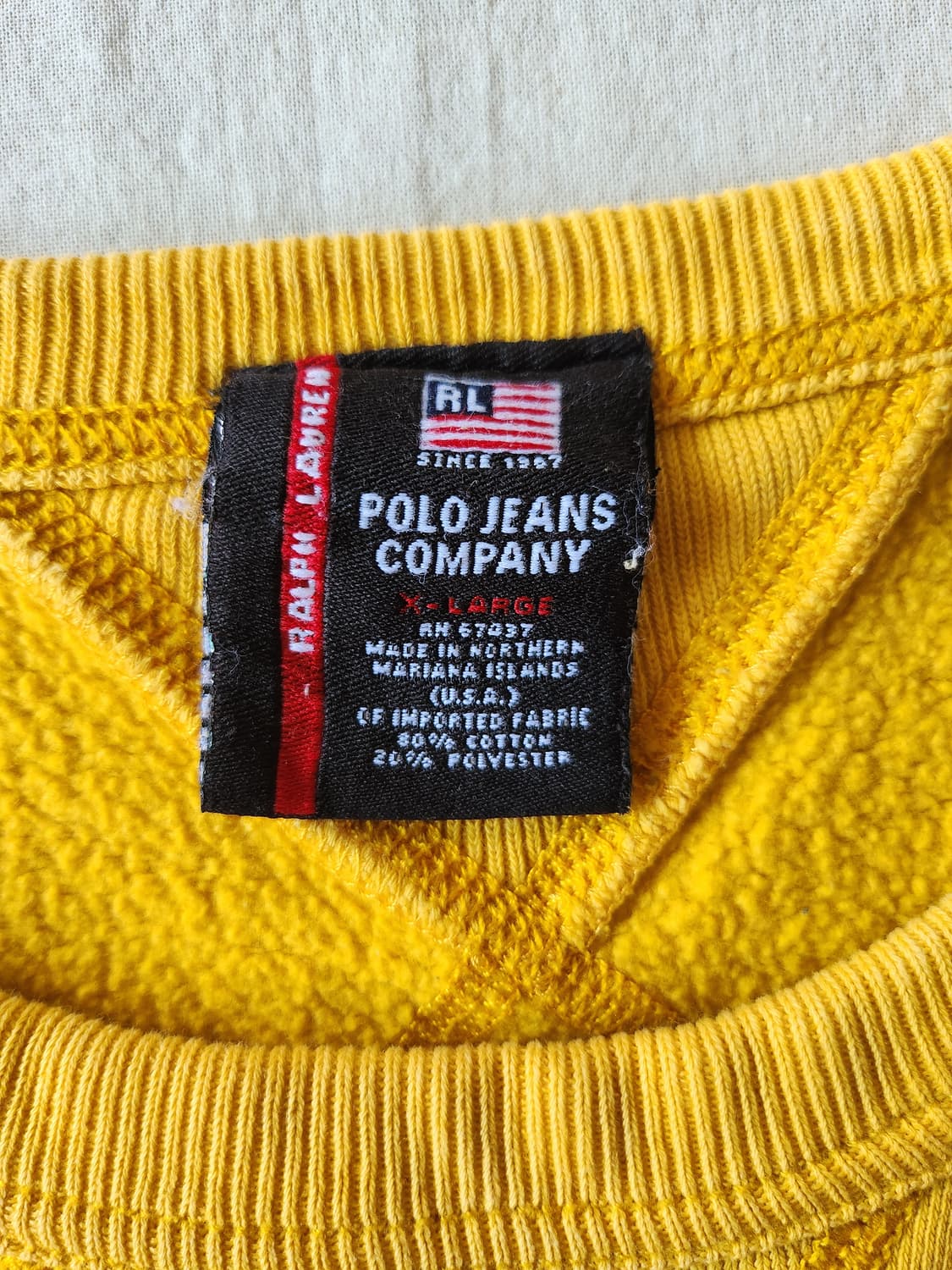 90s Polo jeans sweatshirt 상품이미지3