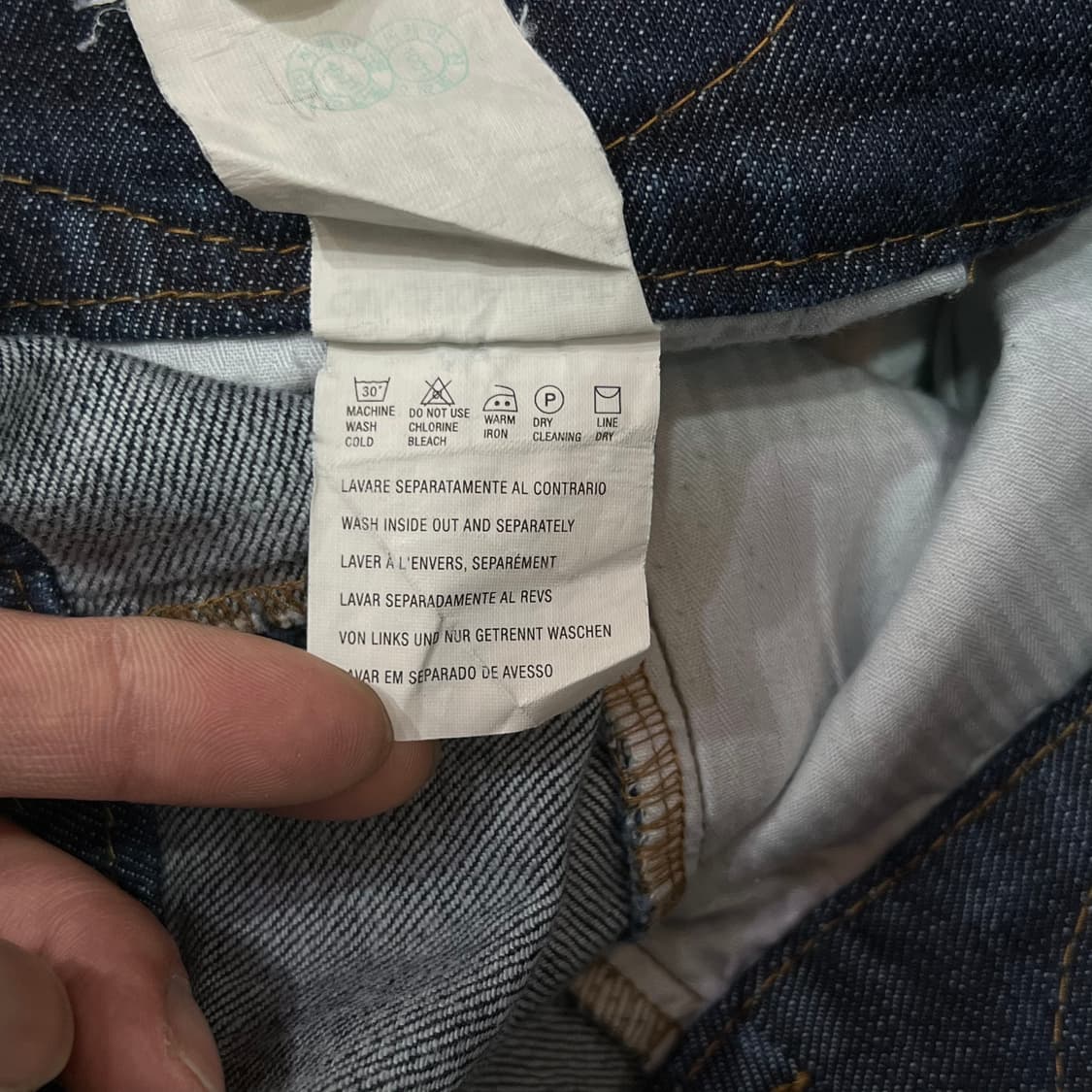  캘빈클라인 진스 집업 데님 스커트 y15958 상품이미지10