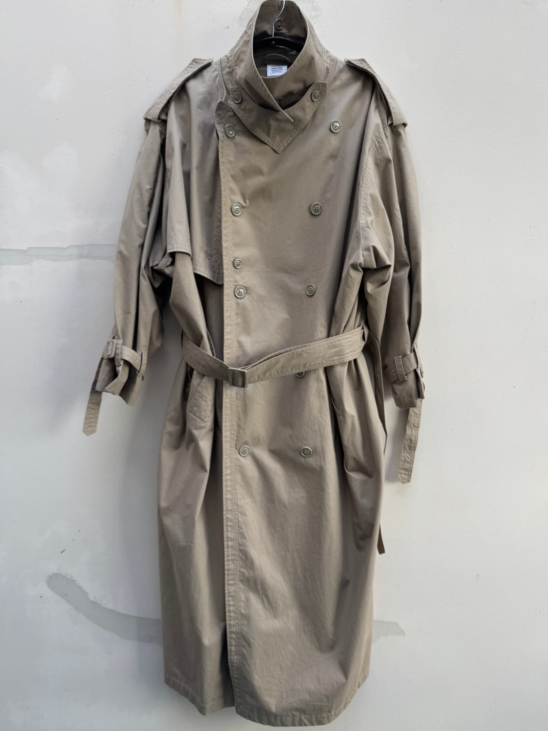 베트멍 17FW 오버사이즈 트렌치 코트 아카이브VETEMENTS  상품이미지1
