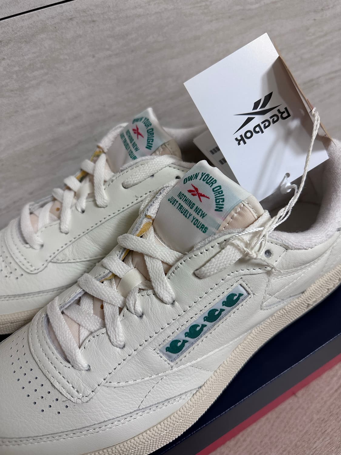 컬렉트피시스 리복 클럽 C 85 빈티지 크림 270 사이즈 DV6434 상품이미지2