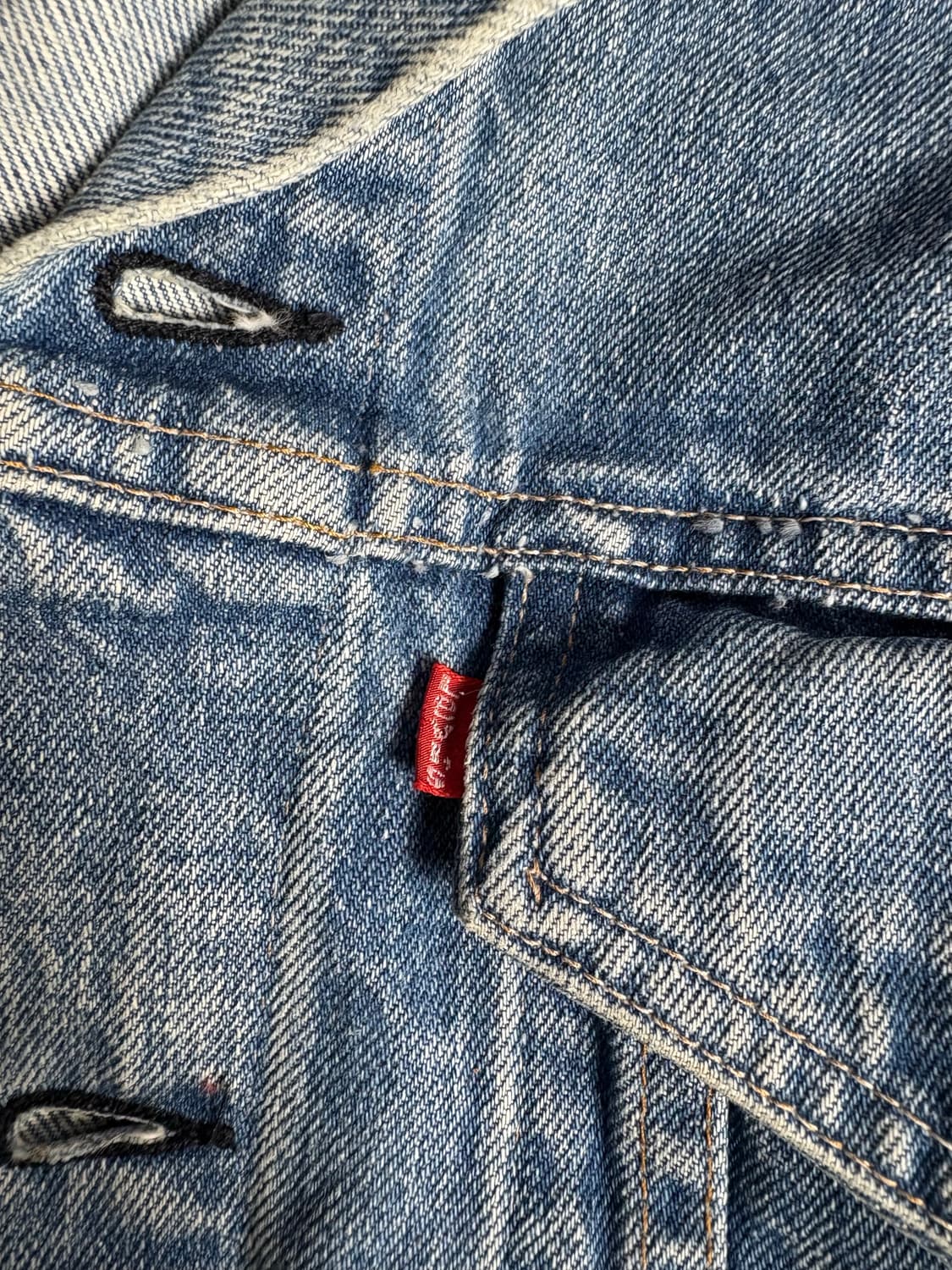 90s Levis 리바이스 데님 트러커 자켓 M 상품이미지3