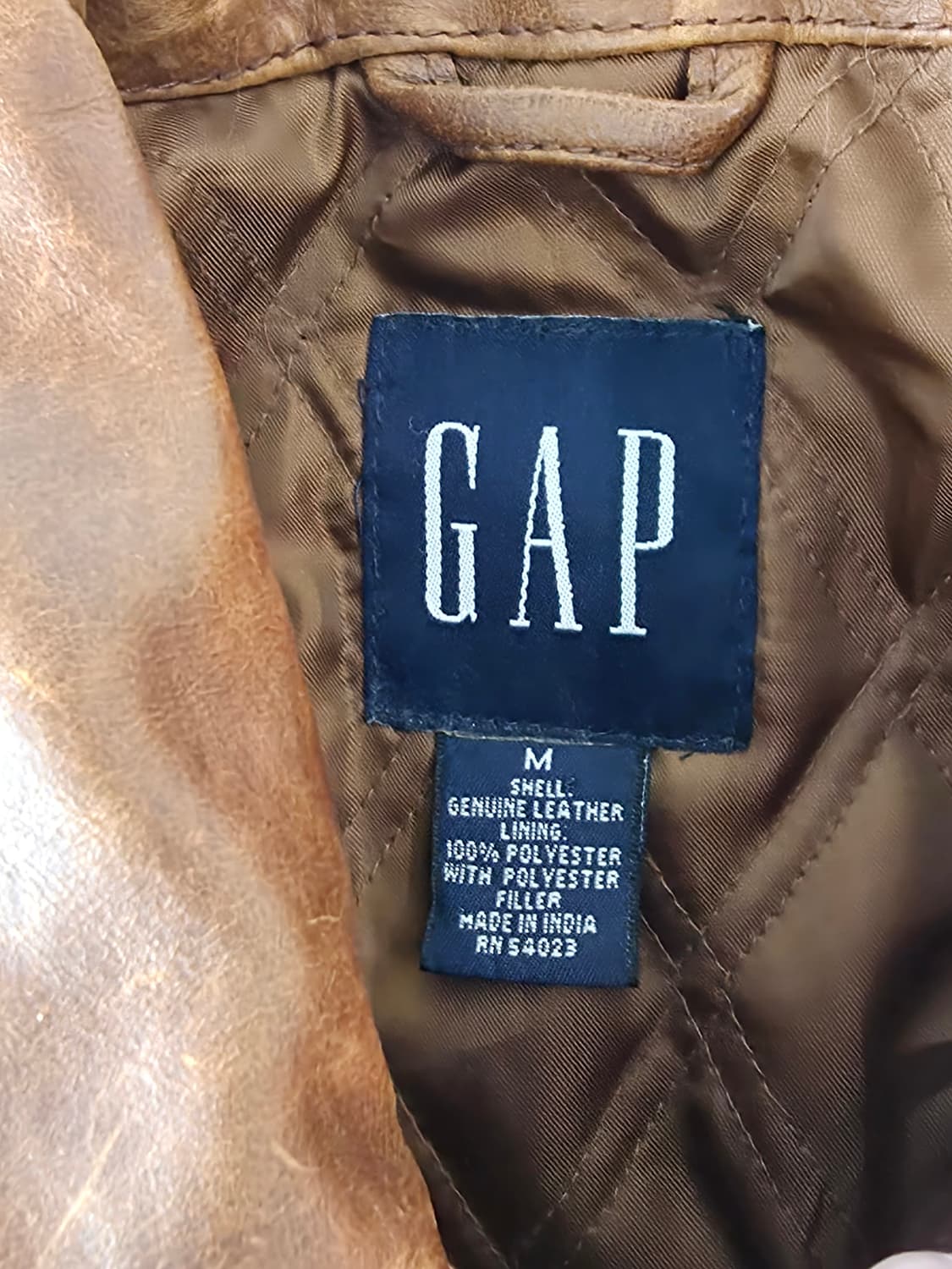 올드 갭 레더 카코트(M) /OLD GAP LEATHER CAR COAT 상품이미지3