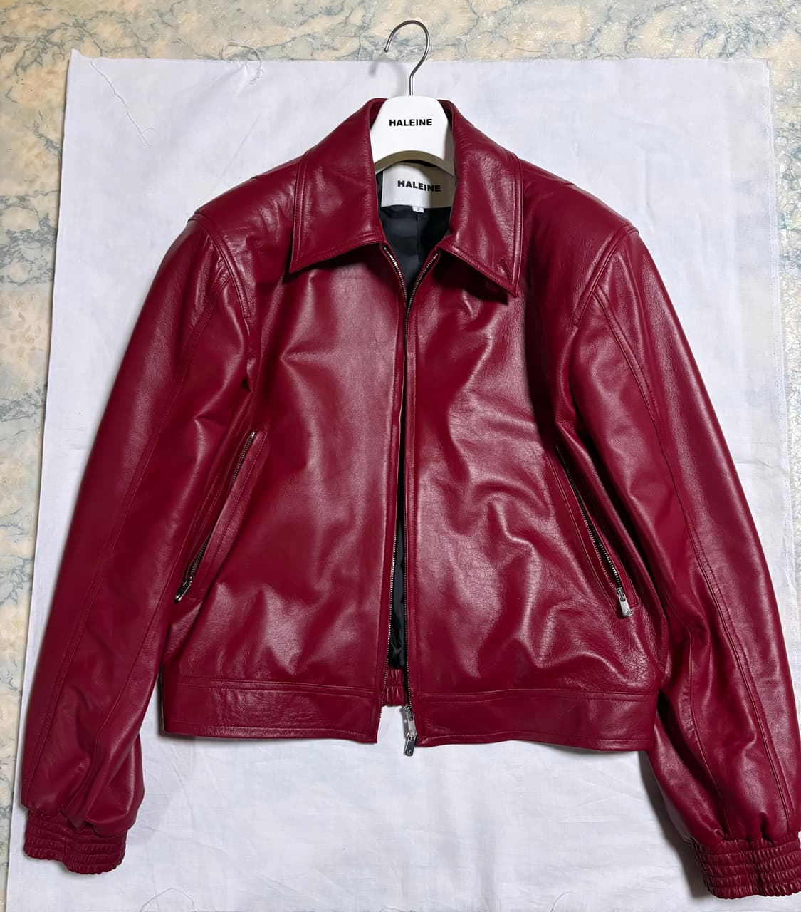 (새상품) 알렌느 레드 숏자켓 2사이즈 상품이미지1