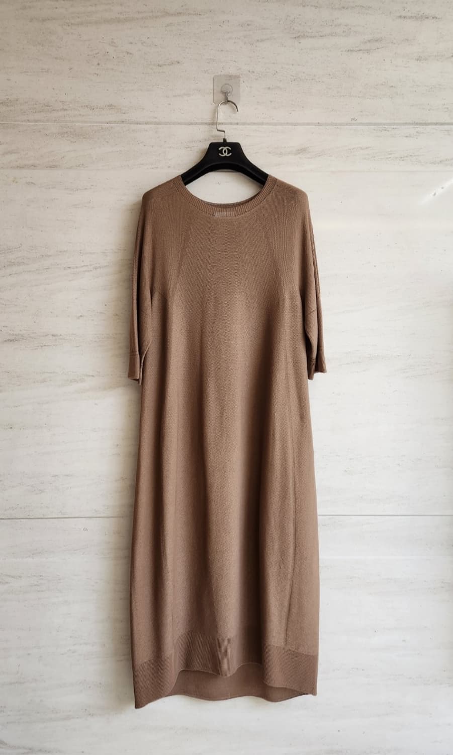 (코코아색상 판매)타임 니트 롱원피스 프리사이즈 상품이미지4