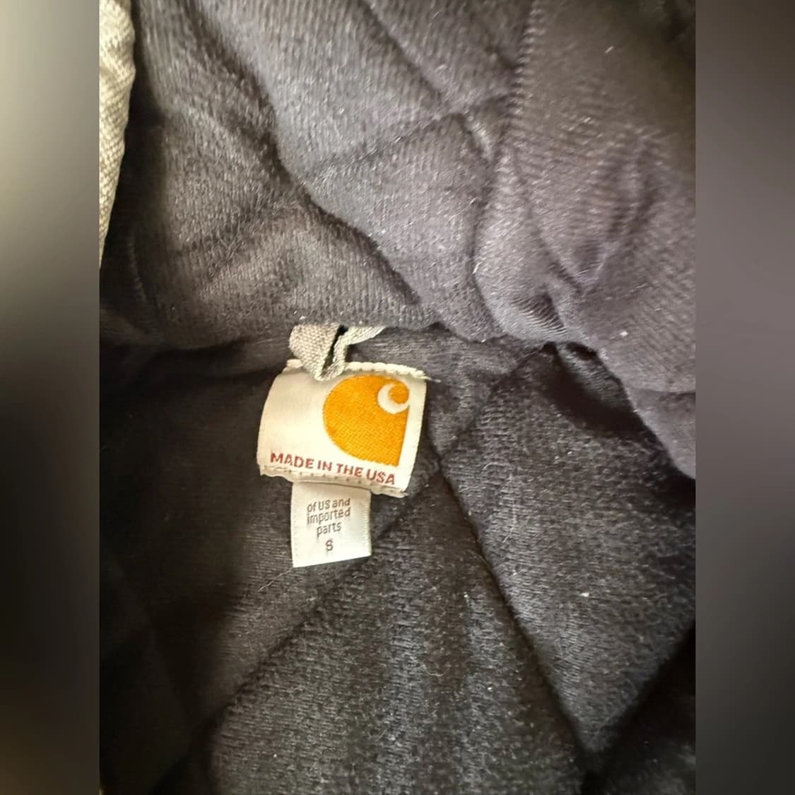 칼하트 J140 덕 액티브 후드집업 자켓 S 상품이미지5