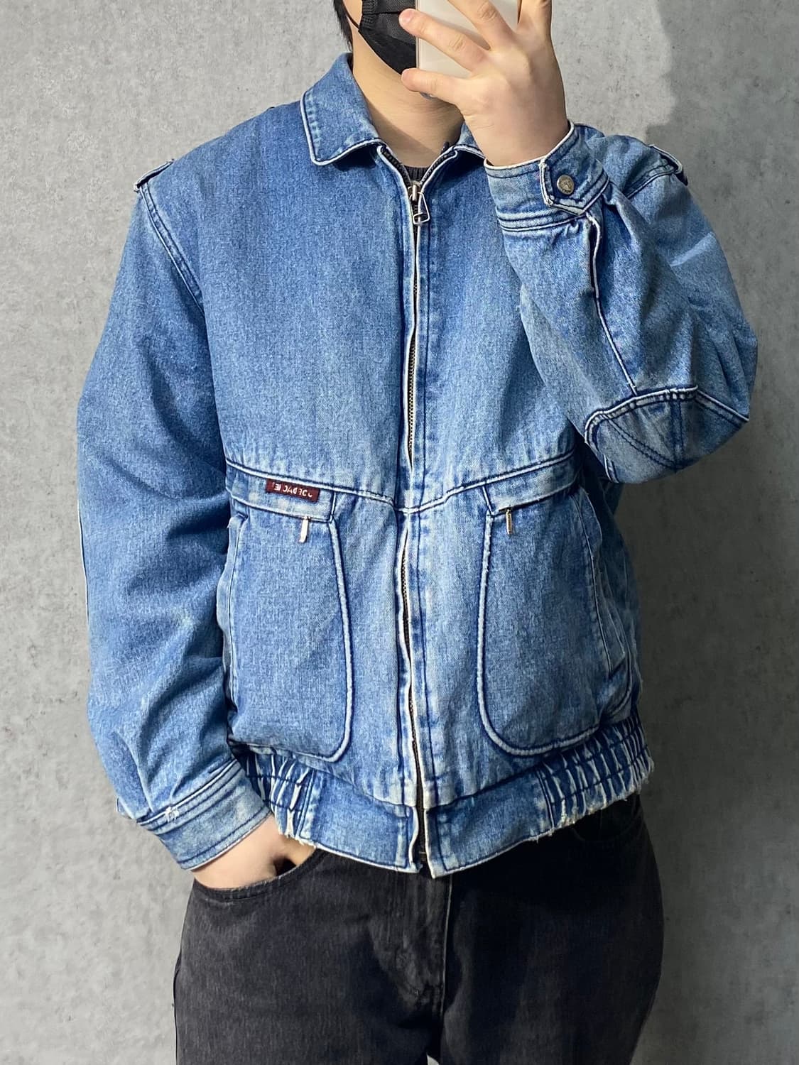 [L] 90s Jordache 조다쉬 빈티지 데님 봄버자켓 상품이미지10