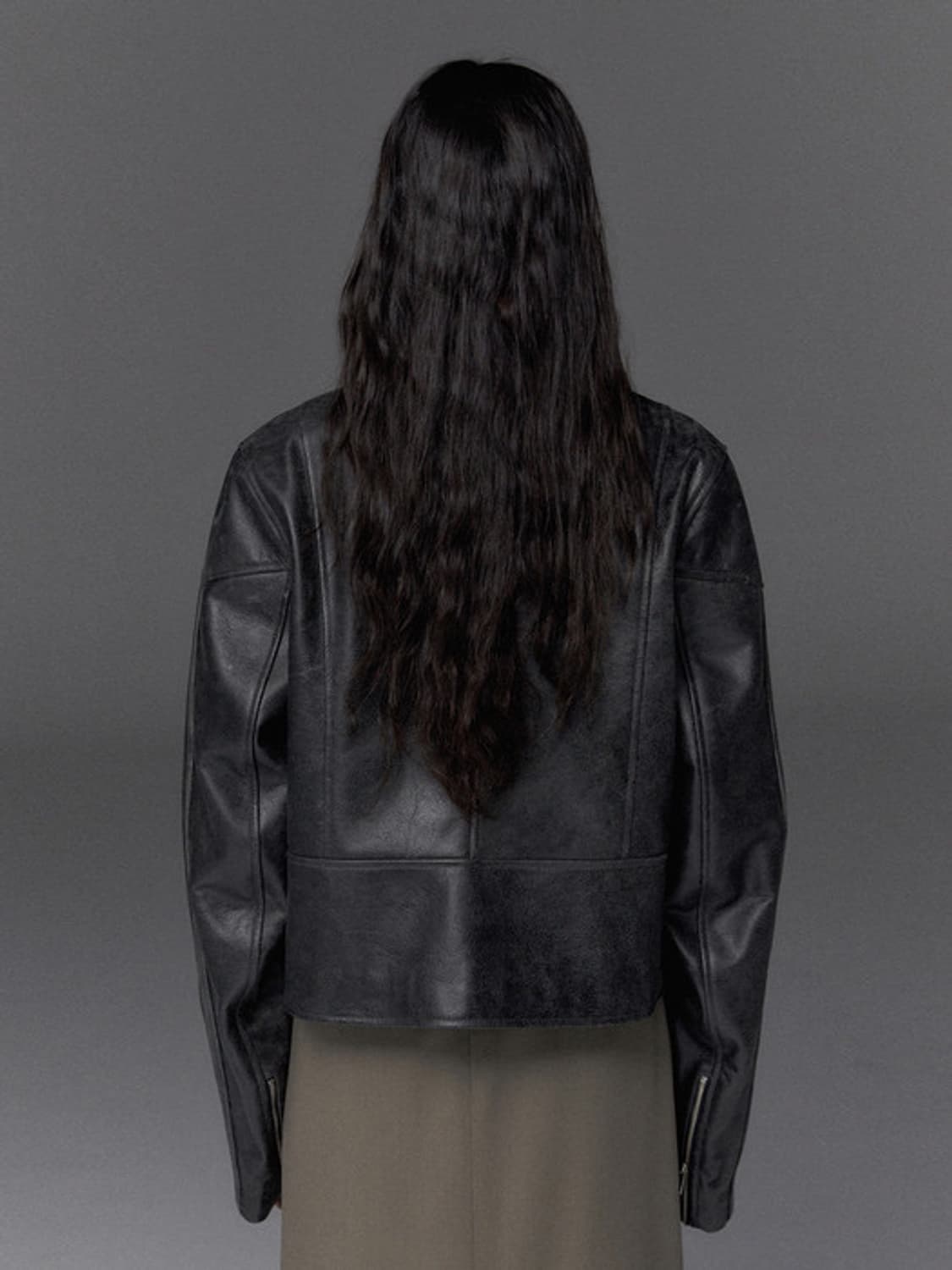 스튜디오테이블 리얼 레더 바이커 자켓 (단종) 상품이미지3