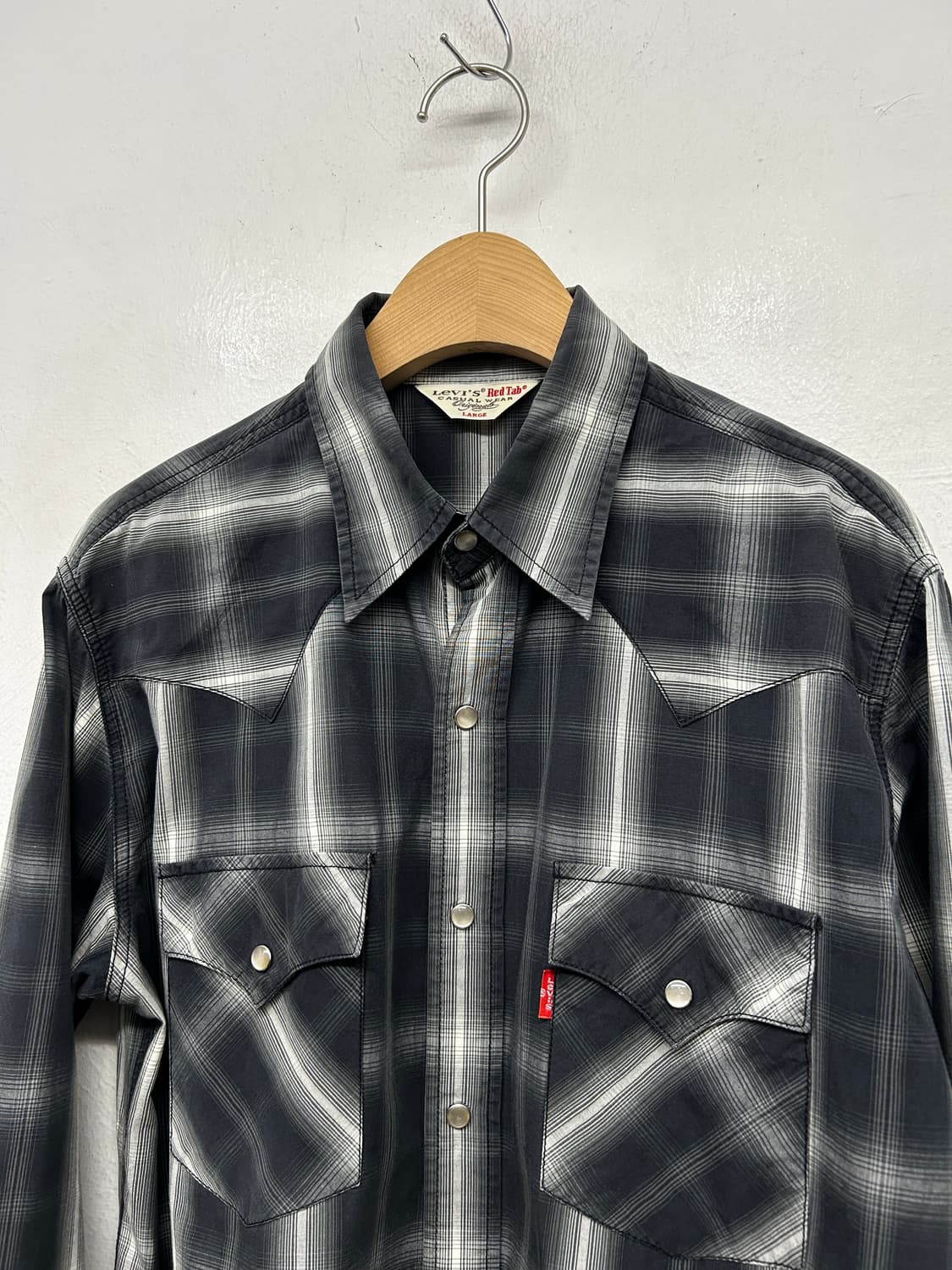 리바이스 레드탭 체크 웨스턴 셔츠 상품이미지3