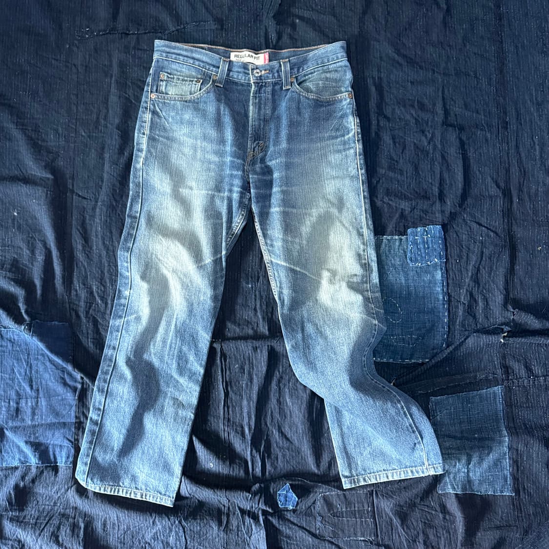 리바이스 505 레귤러핏 데님 팬츠 33 상품이미지1