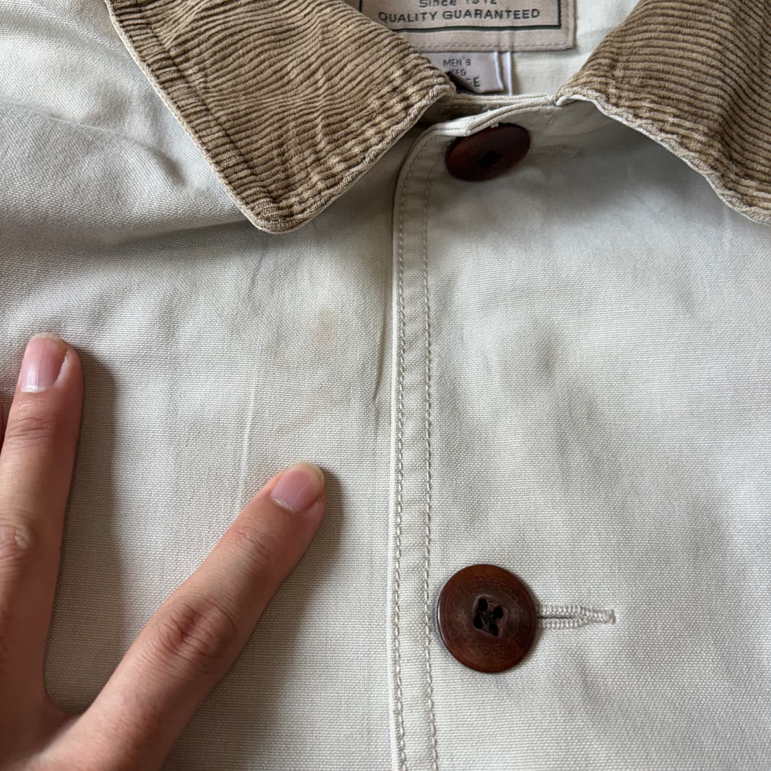 L.L.bean 엘엘빈 아이보리 헌팅 자켓 상품이미지5