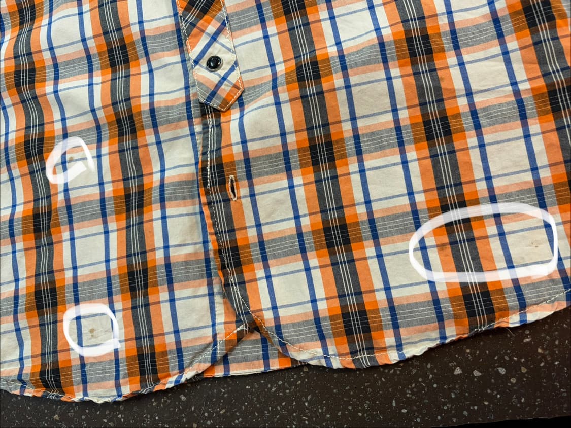 디키즈 usa 빈티지 반팔 체크 셔츠 상품이미지10