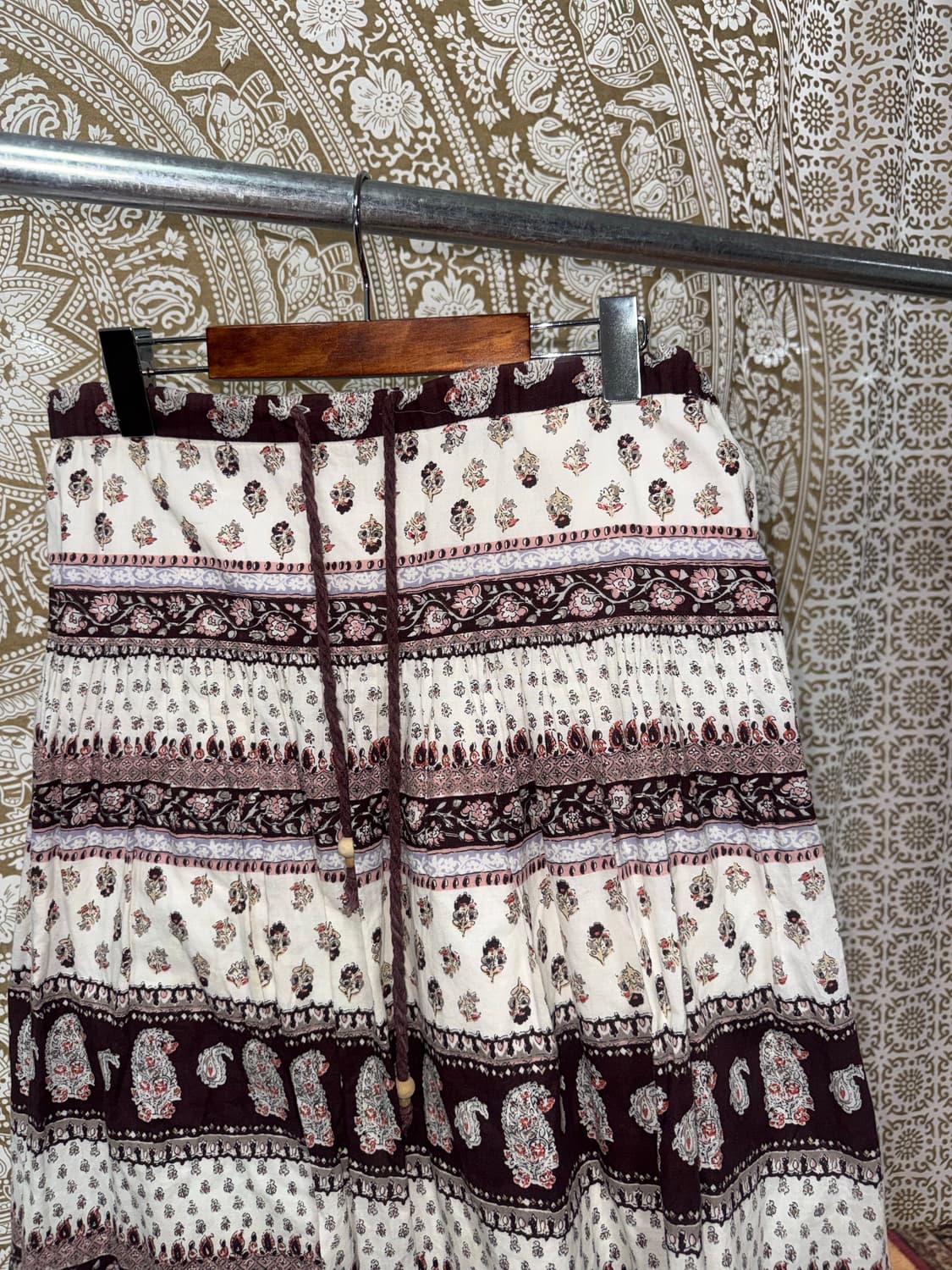 써스데이아일랜드 여성 에스닉 밴딩 스커트  상품이미지4