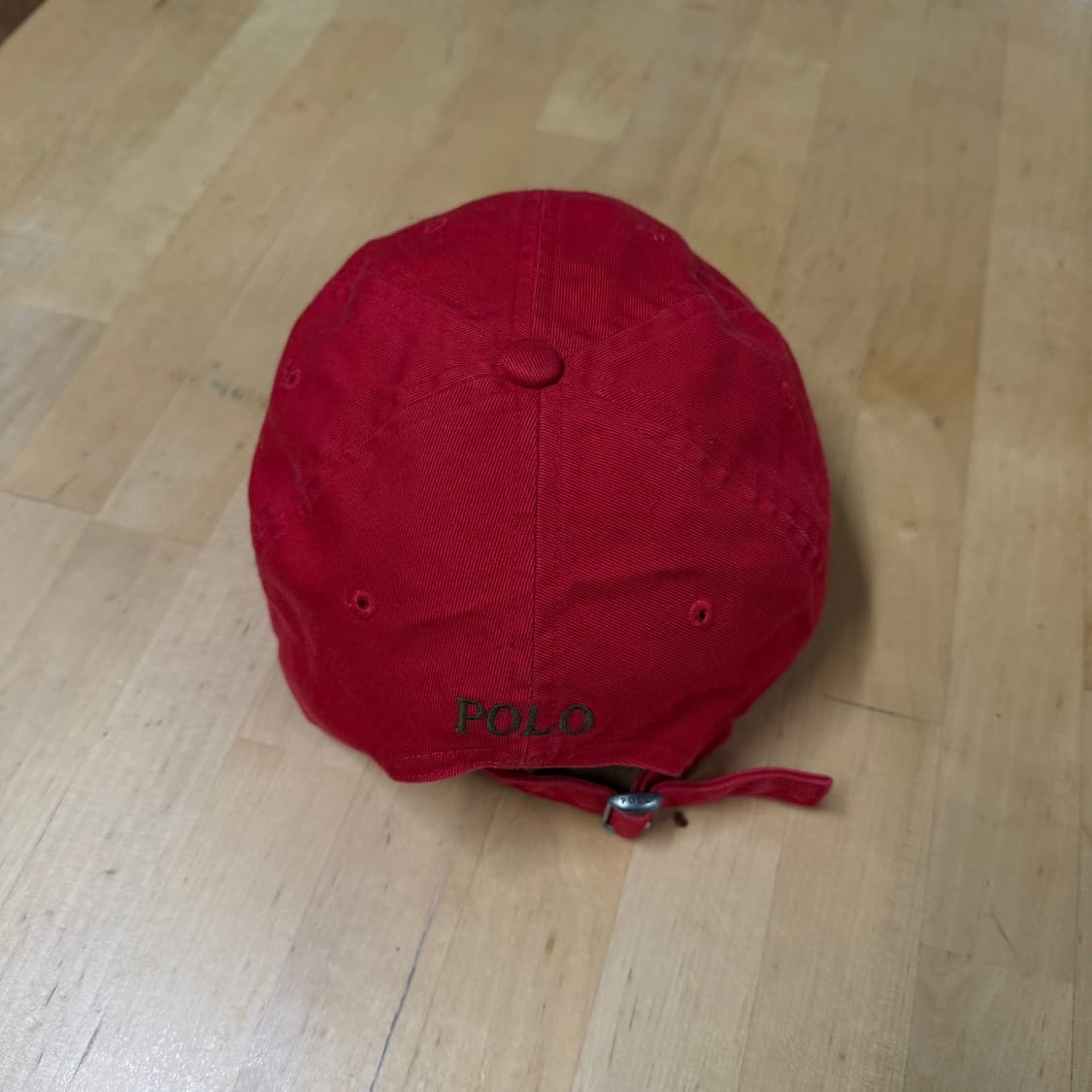 폴로 랄프로렌 레드 볼캡 모자 상품이미지3