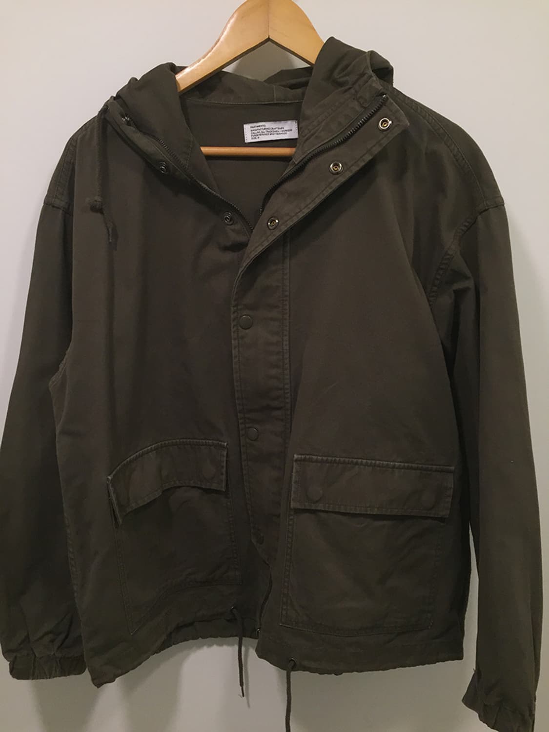 공용 파르티멘토 후드 야상자켓 100 상품이미지2