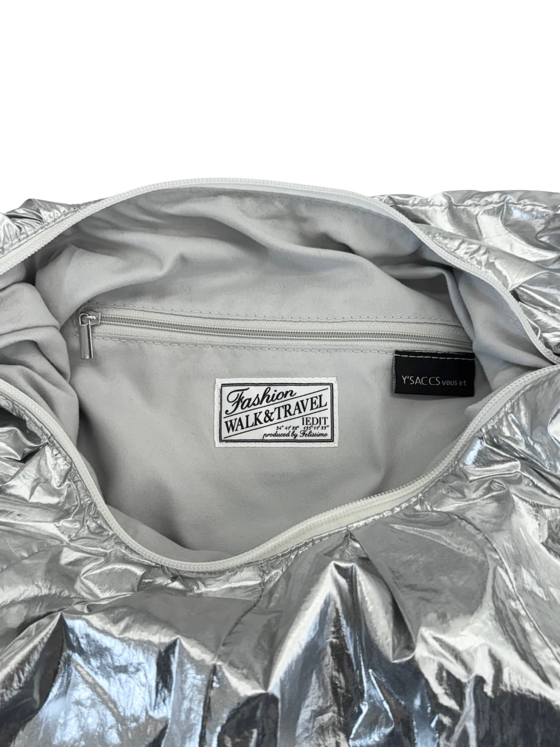 Y’SACCS 요지야마모토 숄더백 실버 상품이미지8