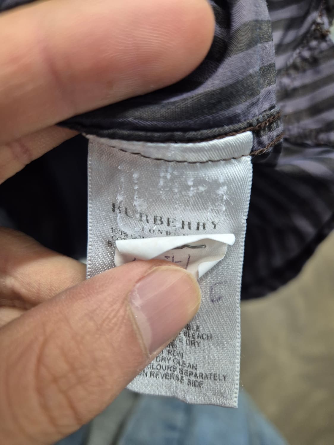 버버리 런던 남성 셔츠 M 상품이미지7