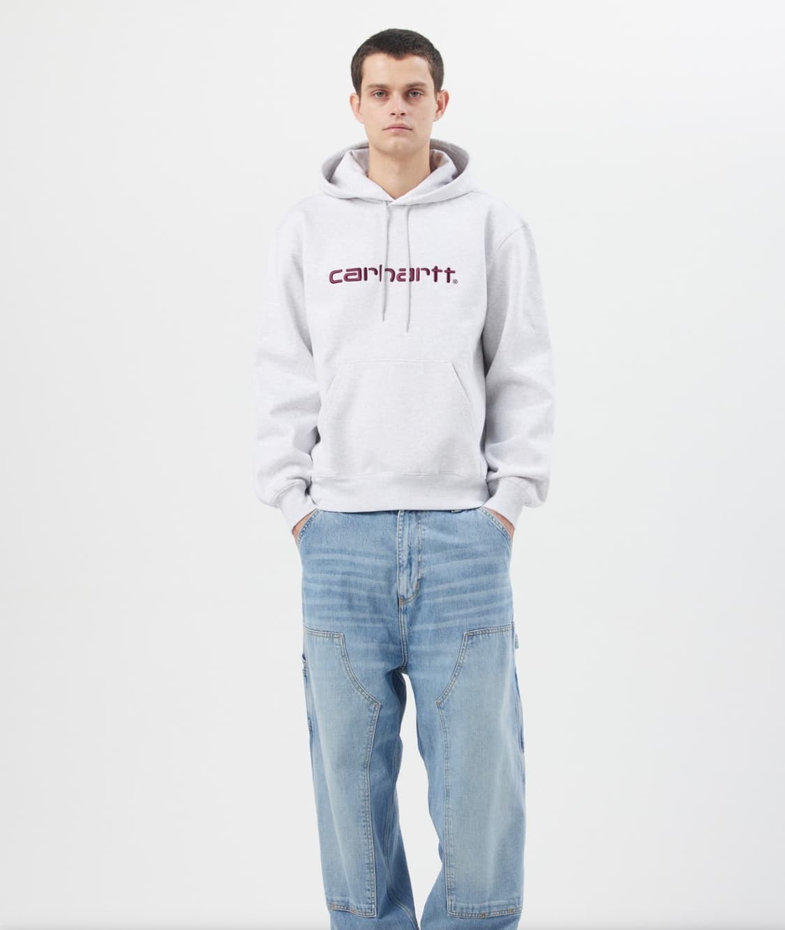 새상품) 칼하트 wip후드티 애쉬헤더 L 상품이미지1