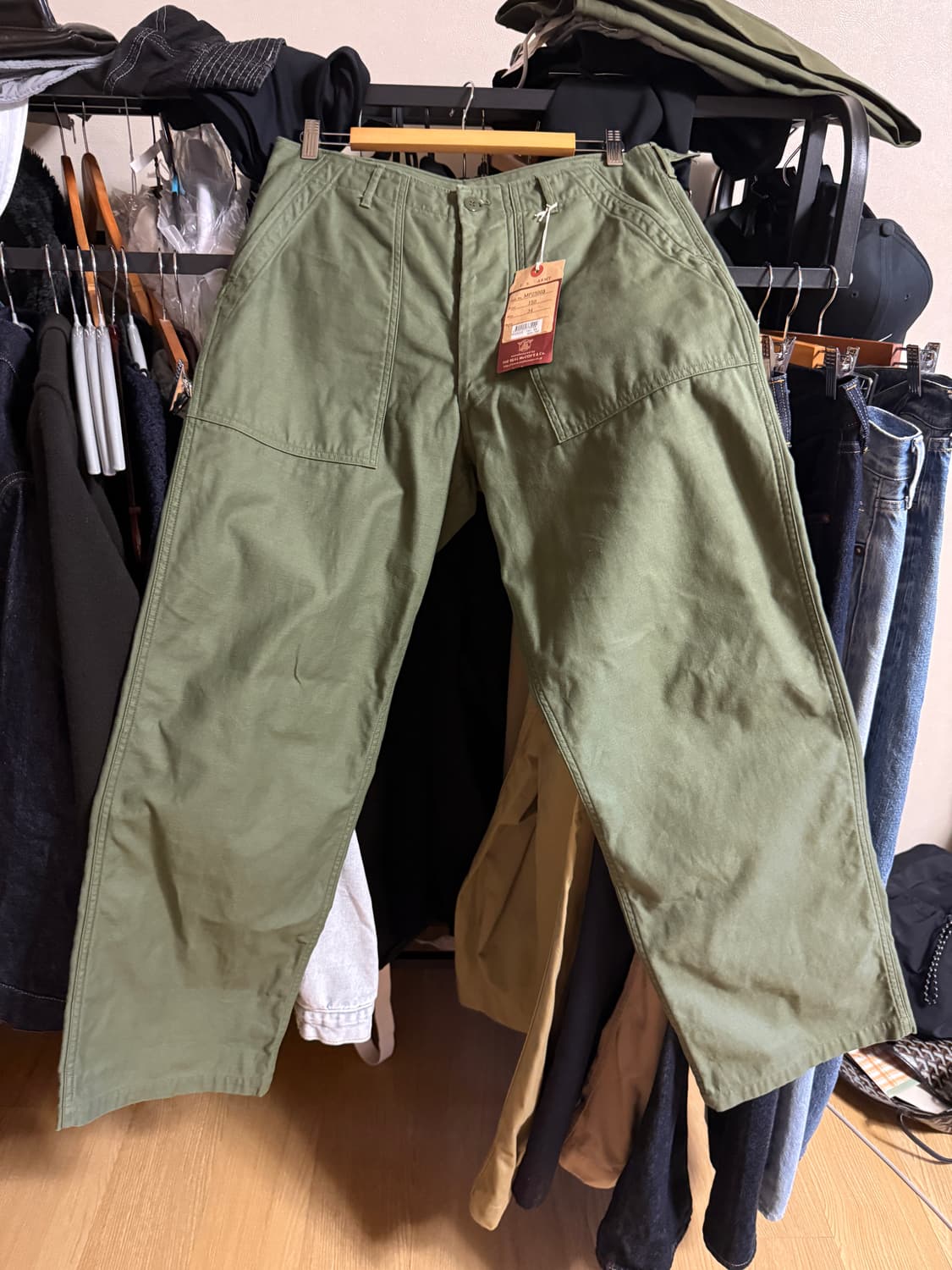 리얼맥코이 og-107 퍼티그팬츠 34사이즈 상품이미지1