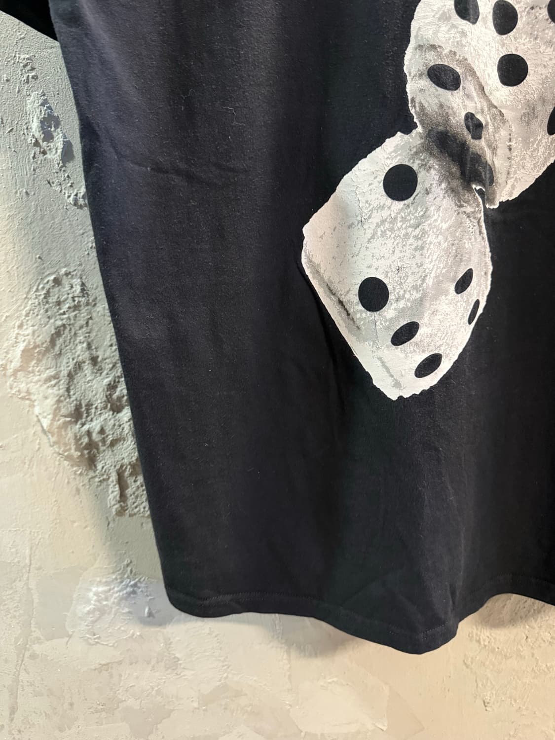 XL 스투시 STUSSY 오리지널 다이스 그래픽 로고 반팔 티셔츠 블랙 상품이미지3